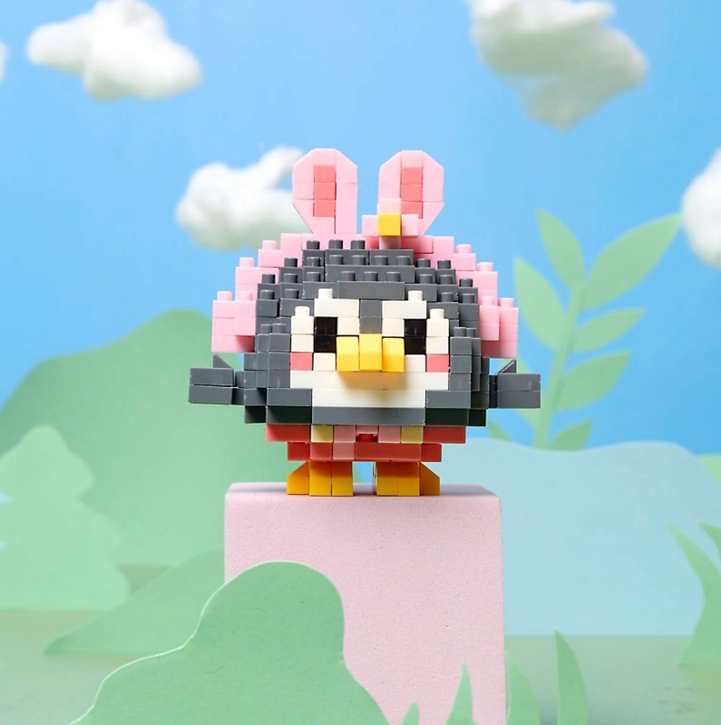 Costruzione di mattoncini da circa 200 pezzi a forma di 8 animali assortiti, una divertente idea regalo per adulti o bambini